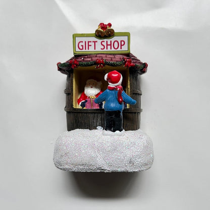 Ornement de Noël — Mini Maison en Résine, Boutique du Père Noël